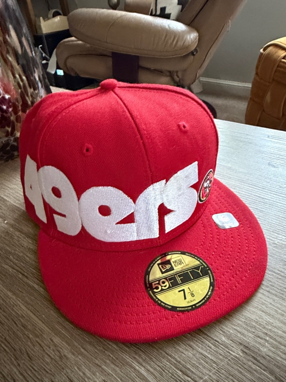 New Era Red San Francisco 49ers 59FIFTY Fitted Cap 7 1/8